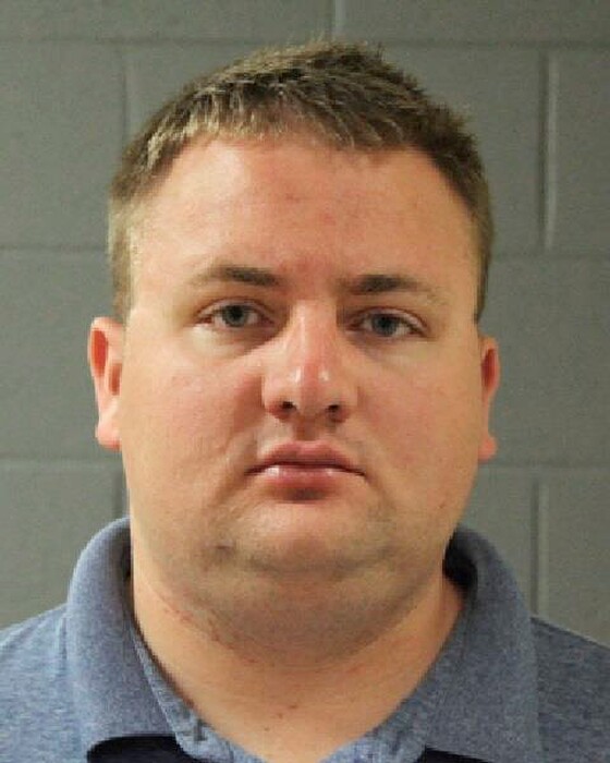 This undated photo released by Washington County Sheriff's Office shows Blake Cozzens. Cozzens, a southern Utah Republican party official, has been arrested in a prostitution sting a week after a politician from a neighboring city stepped down amid allegations that he met a prostitute in a taxpayer-funded hotel room. (Washington County Sheriff's Office via AP)