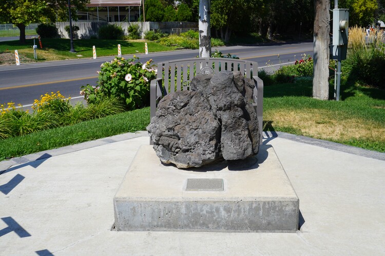 (Dylan Eubank) In 2005, a rock from Mormon Pond was brought from Iceland and added to the Spanish Fork memorial.