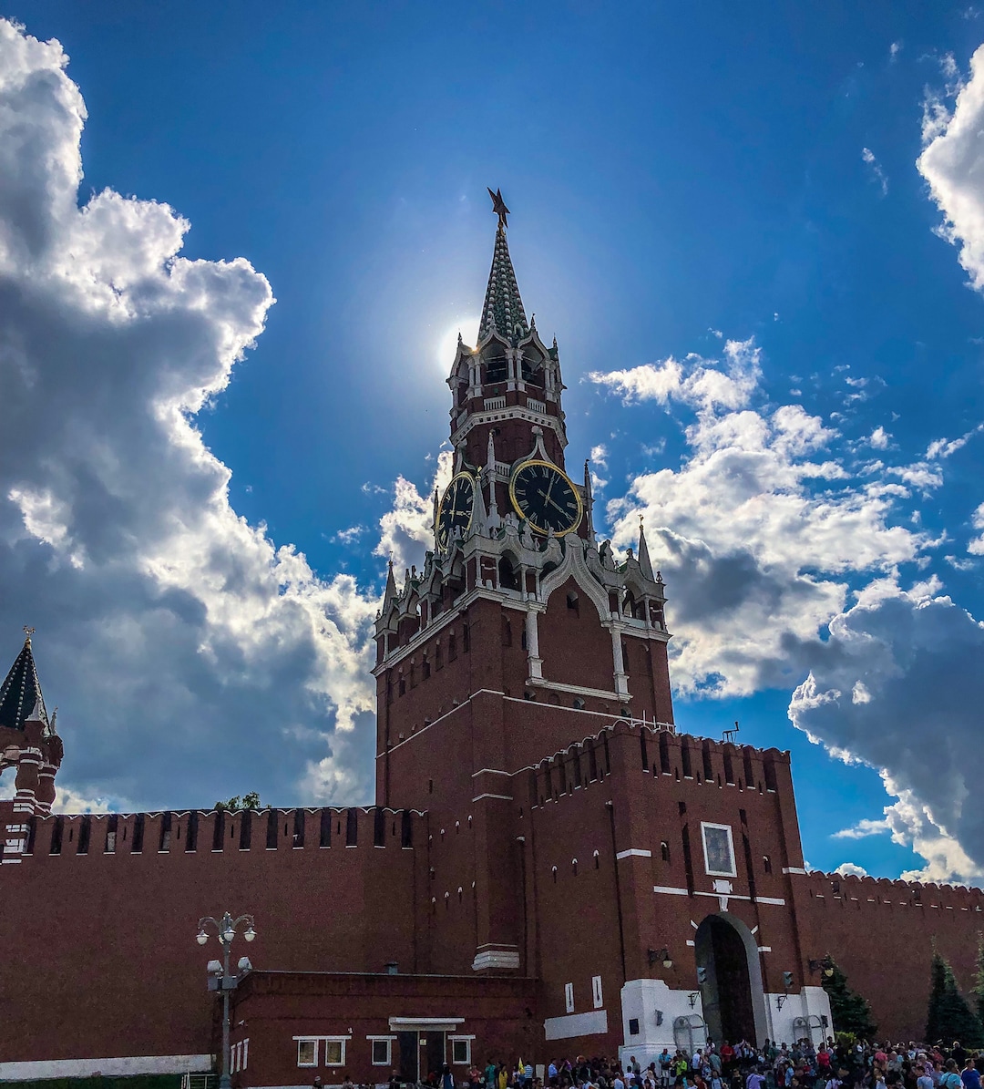 (Michael Stack  |   Special to The Salt Lake Tribune) Spasskaya Tower and east entrance to the Kremlin in Moscow.