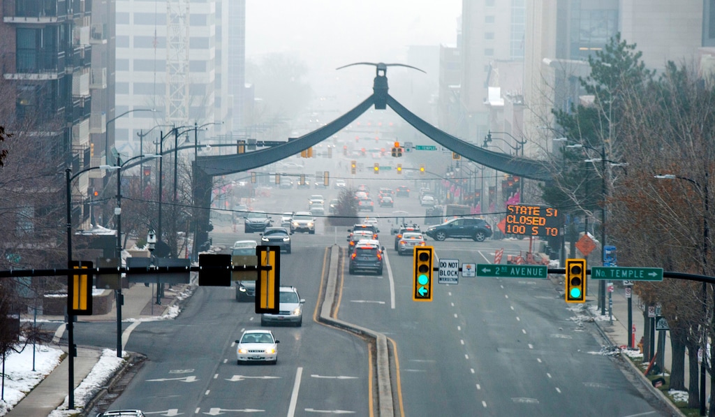(Rick Egan  |  Tribune file photo)  Looking south on State Street, Wednesday, Dec. 4, 2019.