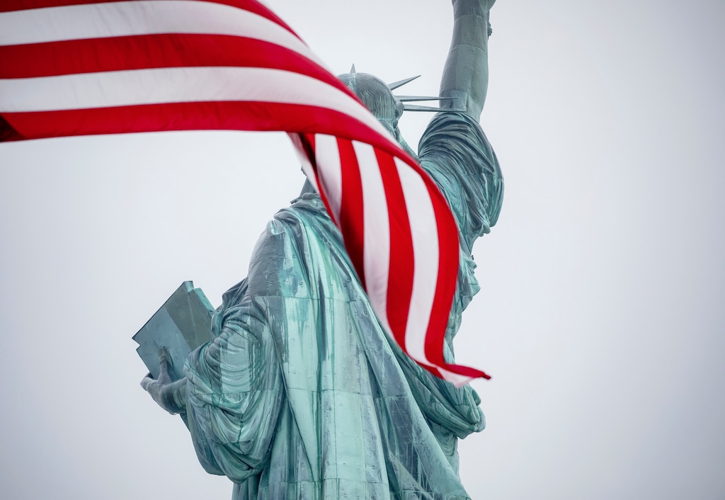 (Damon Winter | The New York Times)

The Statue of Liberty in New York, Oct. 29, 2019.