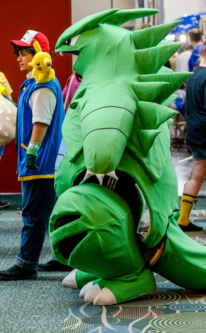 Leah Hogsten  |  The Salt Lake Tribune  Cosplayers roam the aisles atÊFanX Salt Lake Comic Convention, Saturday, April 20, 2019. 