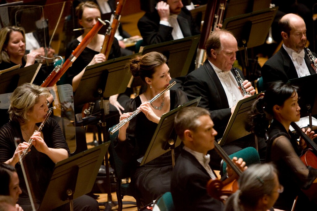 | Tribune File Photo
Flutist Mercedes Smith plays in the Utah Symphony during a performance at Abravanel Hall in Salt Lake City on February 15, 2013.