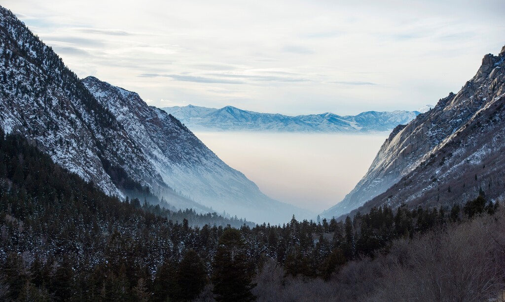 (Rick Egan  |  Tribune file photo)      The inversion looking west from Little Cottonwood Canyon, Wednesday, Dec. 4, 2019.