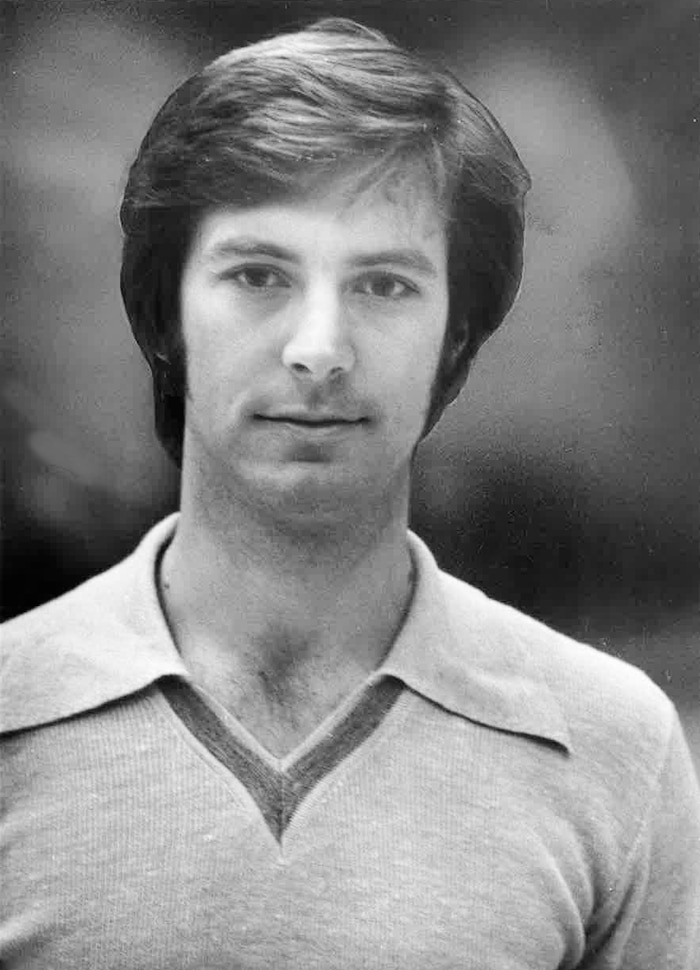(Tribune File Photo)  Granger high basketball coach Chis Hill, December 1978.