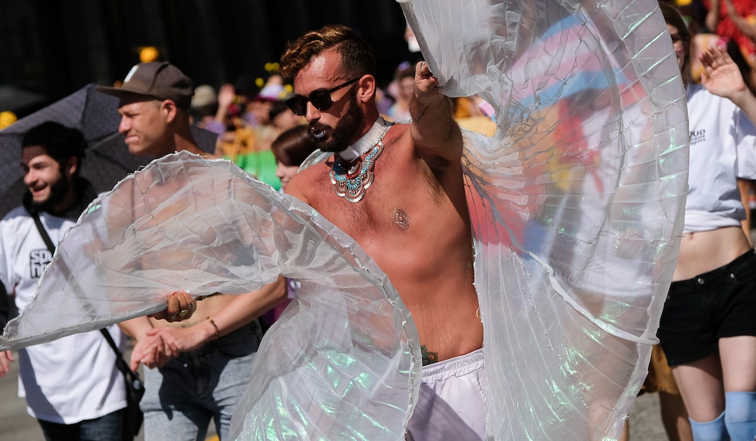 (Francisco Kjolseth  |  The Salt Lake Tribune)  Thousands participate in the Utah Pride Parade in Salt Lake City on Sunday June 2, 2019.