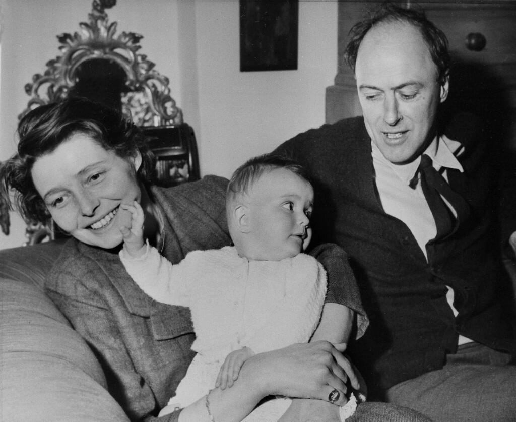(AP Photo, File) In a May 1966 file photo, American-born actress Patricia Neal is pictured with her husband, author Roald Dahl and their 9-month-old daughter Lucy Neal Dahl, at their home at Great Missenden, Buckinghamshire, England. The Dahl family has apologized from the author's past anti-Semitic views.