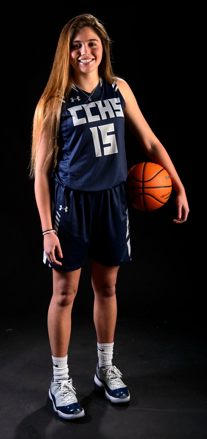 (Steve Griffin  |  The Salt Lake Tribune)  Prep basketball Kemery Martin, Corner Canyon, in the Salt Lake Tribune studio in Salt Lake City Tuesday April 10, 2018.