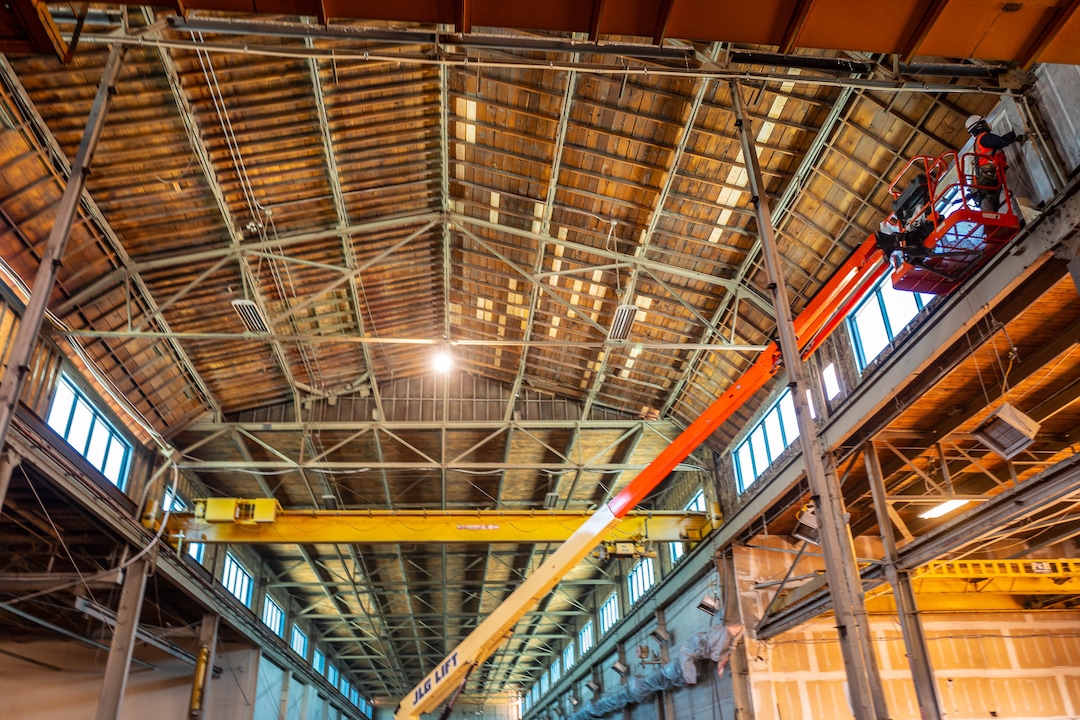 (Trent Nelson  |  The Salt Lake Tribune)
Industry is a Denver-based developer renovating an old foundry in Salt Lake City's Granary District.