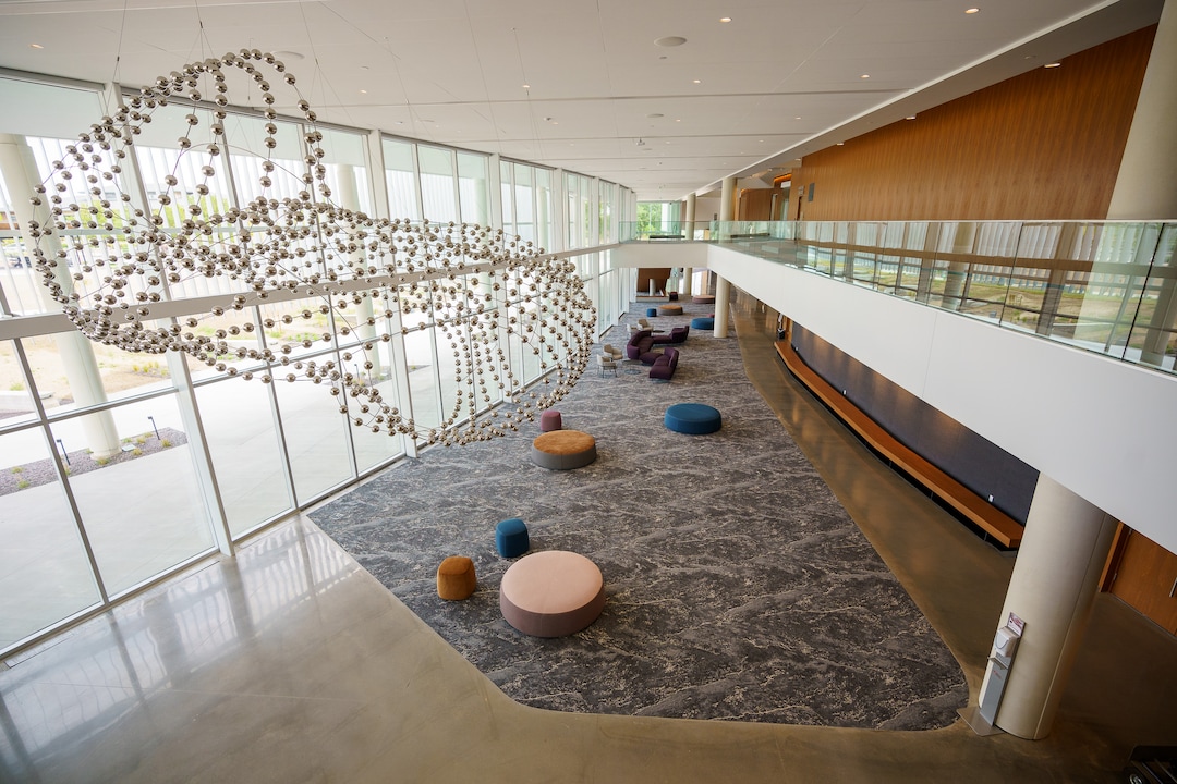 (Trent Nelson  |  The Salt Lake Tribune) ADAGIO, by artist Danielle Roney, at the new Mid-Valley Performing Arts Center in Taylorsville on Friday, May 21, 2021.
