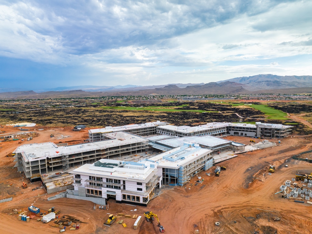 (Black Desert Resort) Construction of resort space underway at Black Desert Resort in Ivins.