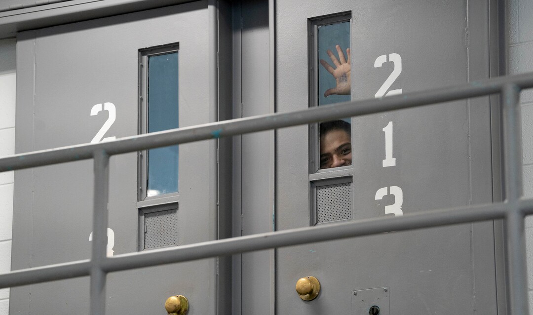 (Francisco Kjolseth | The Salt Lake Tribune) Incoming inmates at the Utah State Prison in Draper wait their turn to receive the COVID-19 vaccination on Tuesday, July 27, 2021.