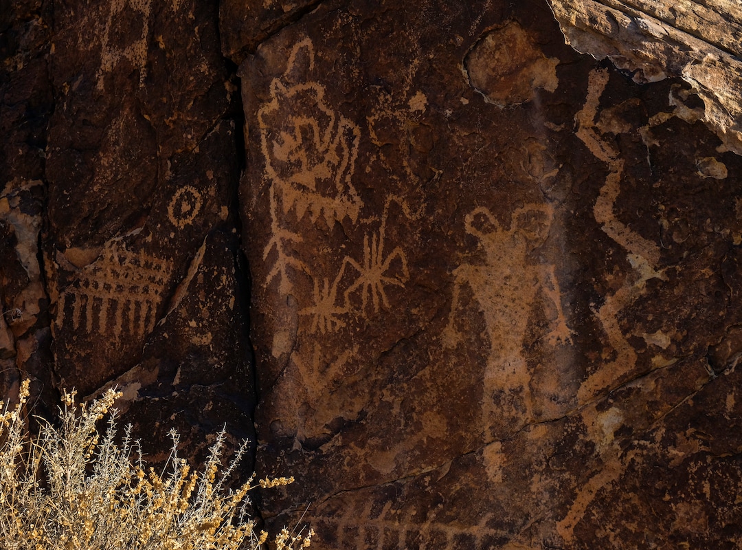 (Leah Hogsten | The Salt Lake Tribune)  According to the Bureau of Land Management, the Gap is believed to have the most concentrated collections of petroglyphs with over 90 panels featuring some 1,500 figures, possibly dating back 5,000 years. Although there are multiple theories about the petroglyphs intent, their true meaning remains a mystery.