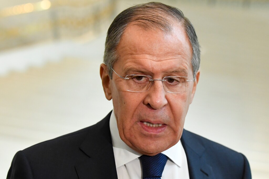 (The Associated Press) Russian Foreign Minister Sergey Lavrov speaks to the media in Tashkent, Uzbekistan, Tuesday, March 27, 2018. Speaking at a conference in Uzbekistan, Russian Foreign Minister Sergey Lavrov told reporters that a reaction will follow because Russia "will not tolerate such a rude behavior."
