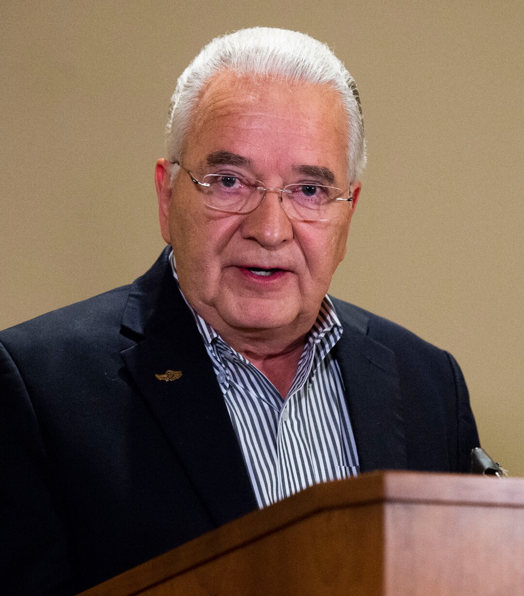 (Rick Egan | The Salt Lake Tribune)  Ron C. Mittelhammer, a friend of the McCluskey family, talks about the what happened to Lauren McCluskey, during a news conference Thursday, June 27, 2019, following the filing of a lawsuit against the University of Utah for $56 million, alleging campus police could have done more to prevent the murder of their daughter Lauren.