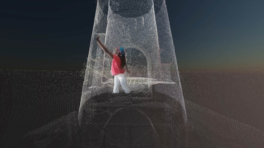 (Simon Boas  |  Sundance Institute) An image from "Suga – A Live Virtual Dance Performance," by Valencia James, an official selection of the New Frontier section at the 2022 Sundance Film Festival.