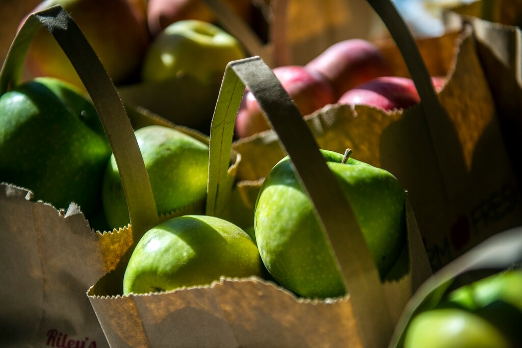 (Chris Detrick  |  The Salt Lake Tribune) Apples for sale during the game at Bingham High School Saturday November 7, 2015.
