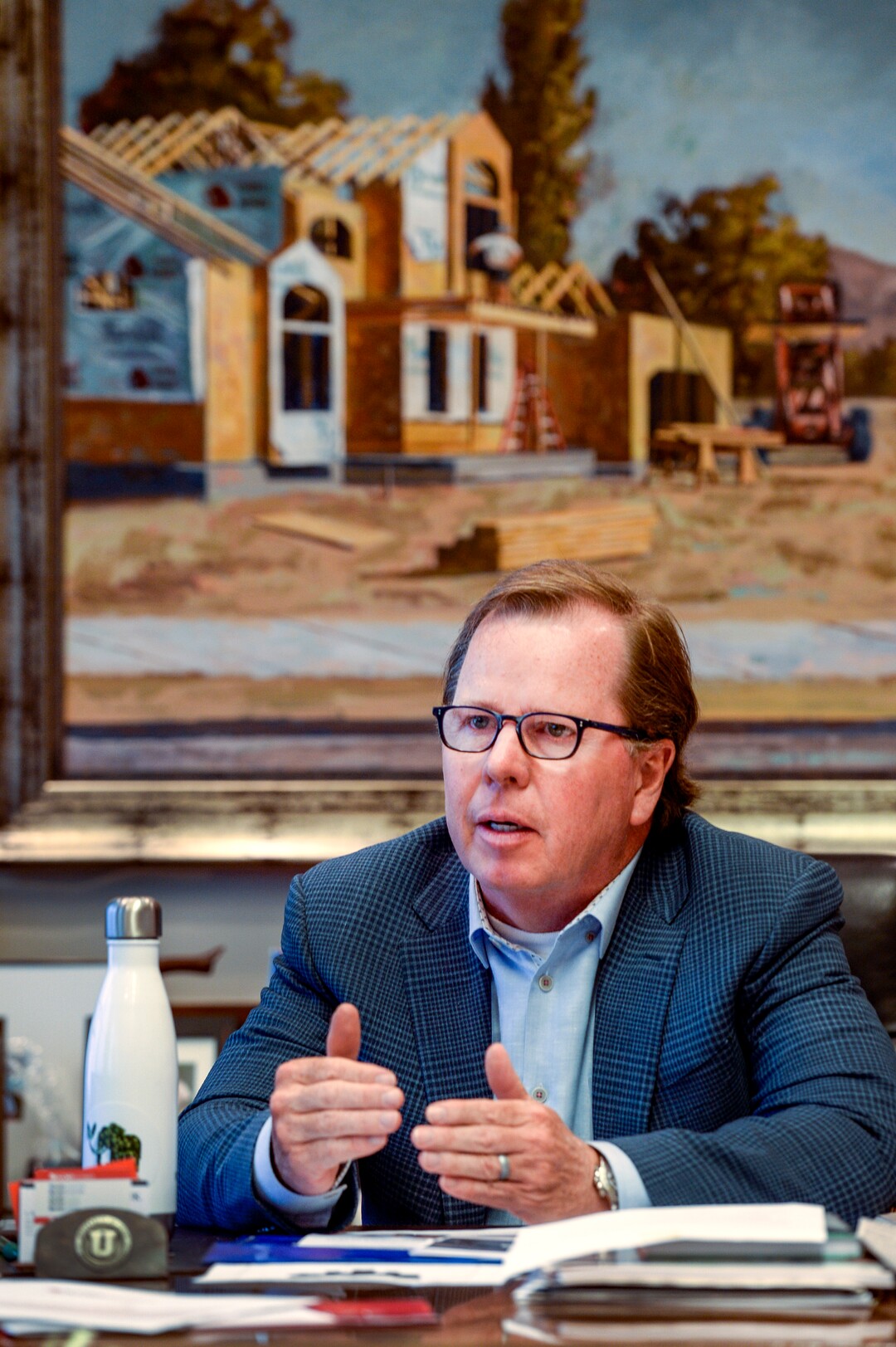 Leah Hogsten  |  The Salt Lake Tribune  Clark Ivory, Ivory Homes CEO, Utah's most prominent homebuilders, says he is obsessed with solving the puzzle of affordability housing, even if that includes fighting residents and city officials in several communities over higher building densities.