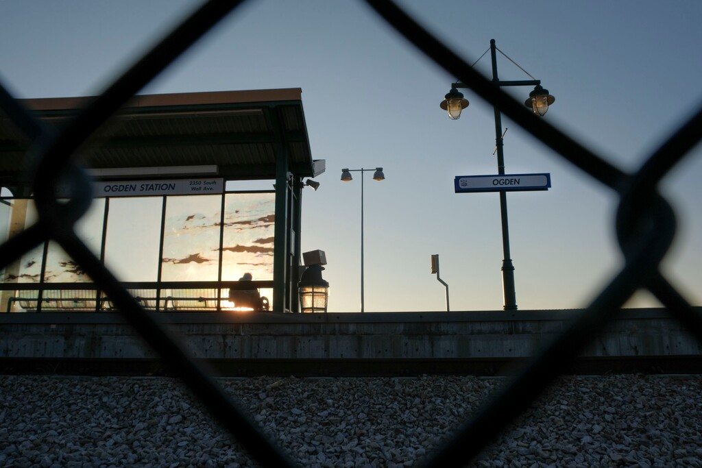 (Leah Hogsten | Tribune file photo) Utah Transit Authority riders board the FrontRunner train in Ogden, Dec. 7, 2020. The Utah Legislature has approved more than $1 billion for transportation and construction projects, including double-tracking FrontRunner commuter rail.