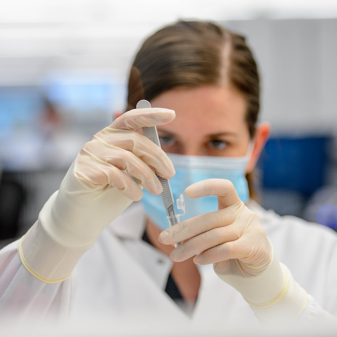 (Trent Nelson  |  The Salt Lake Tribune)  Hannah Bennett, a forensic scientist working in the biology section of the Department of Safety Forensic Services lab, processing evidence from a sexual assault collection kit, in Taylorsville on Tuesday May 7, 2019.
