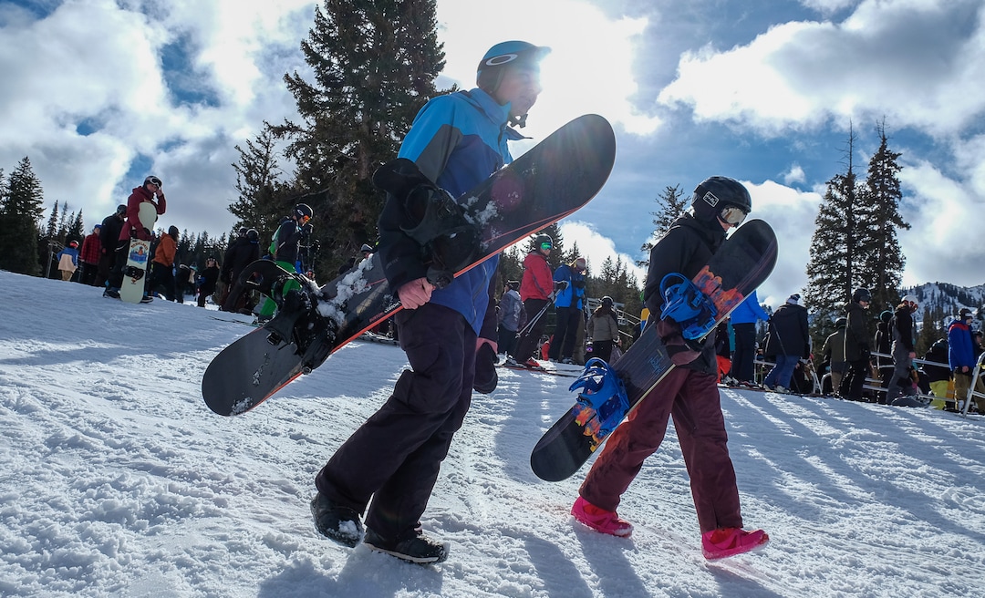 (Francisco Kjolseth  |  The Salt Lake Tribune)  With recent snowfall combined with extensive snowmaking, Brighton Resort opens for the season on Tuesday, Nov. 21, 2017.  Offering a base averaging between 10-20 inches on 3 runs serviced by 2 lifts, “Top to Bottom” skiing and snowboarding begins for snow enthusiasts ready for the season.