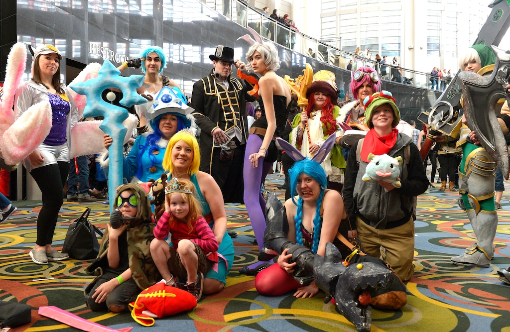 Leah Hogsten  |  The Salt Lake TribuneSalt Lake Comic Con's FanX 2016 attendees mingle during the three-day pop-culture convention at the Salt Palace Convention Center, Friday, March 25, 2016.