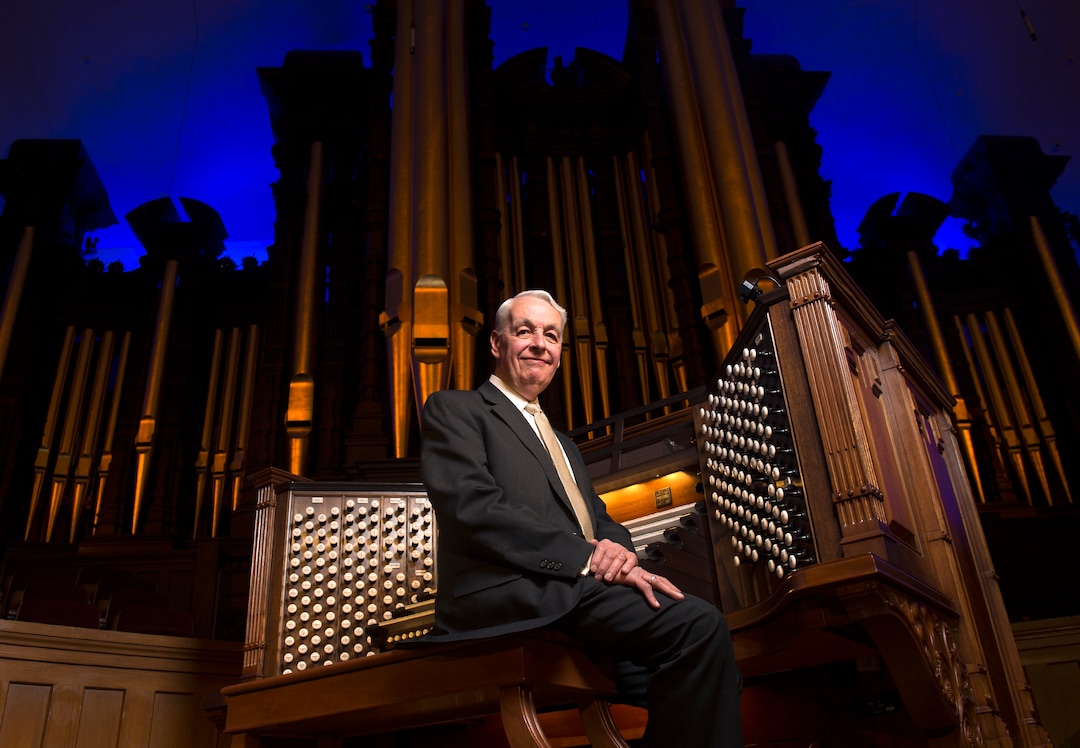 (Leah Hogsten  |  The Salt Lake Tribune) "It's a kind of changing of the guard," said Clay Christiansen, who began his career as organist for the Mormon Tabernacle Choir in1982 and is set to retire after 2018's Spring LDS General Conference. Christiansen is pictured at the Mormon Tabernacle Choir's organ,Thursday, March 1, 2018. 