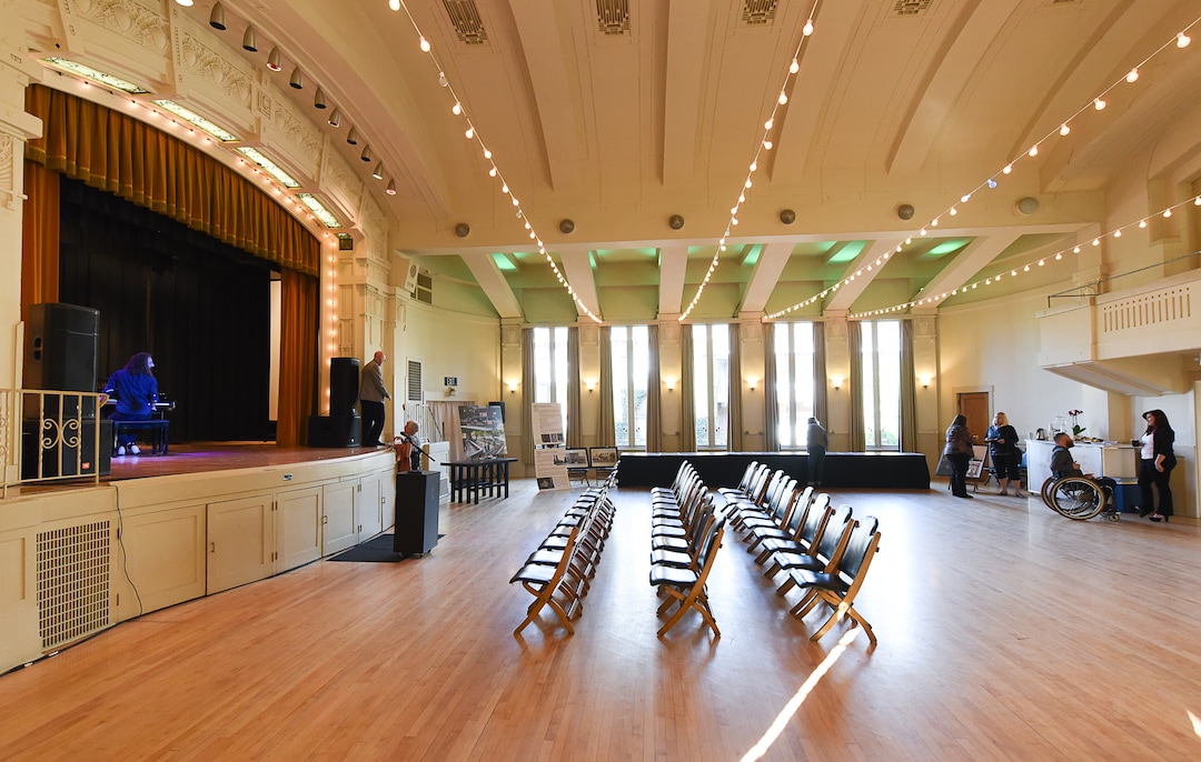 (Francisco Kjolseth  |  The Salt Lake Tribune)  Since 2016, the historic Ladies Literary Club House building at 850 E South Temple has been owned by a group of millennial visual artists and entrepreneurs, known as Photo Collective Studios. They've renovated the building and are now seeking a grant to make it ADA accessible for the first time in its 106-year history. To publicize their cause, on Tuesday, Sept. 24, 2019, they opened their refurbished building to tours.