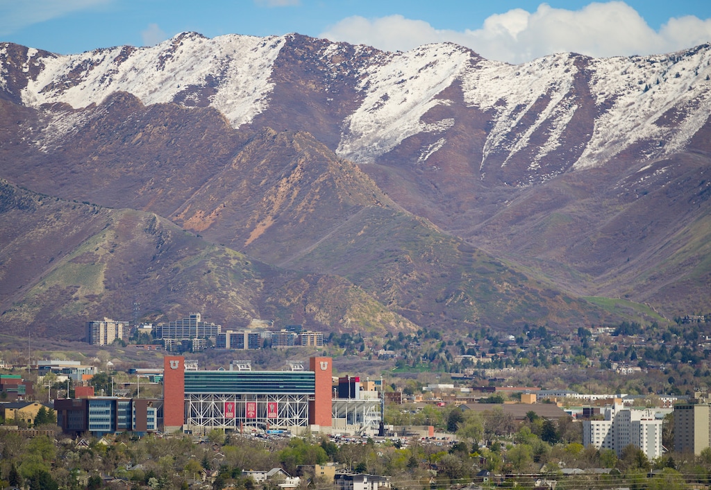 (Bethany Baker  |  The Salt Lake Tribune) The University of Utah in Salt Lake City on Wednesday, April 17, 2024. A new master plan will guide how the university expands in the years to come.
