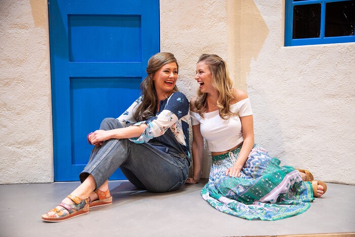 (Courtesy photo) Coleen Sexton (Donna) and Kathryn Brunner (Sophie) perform in Pioneer Theatre Company's production of "Mamma Mia!"