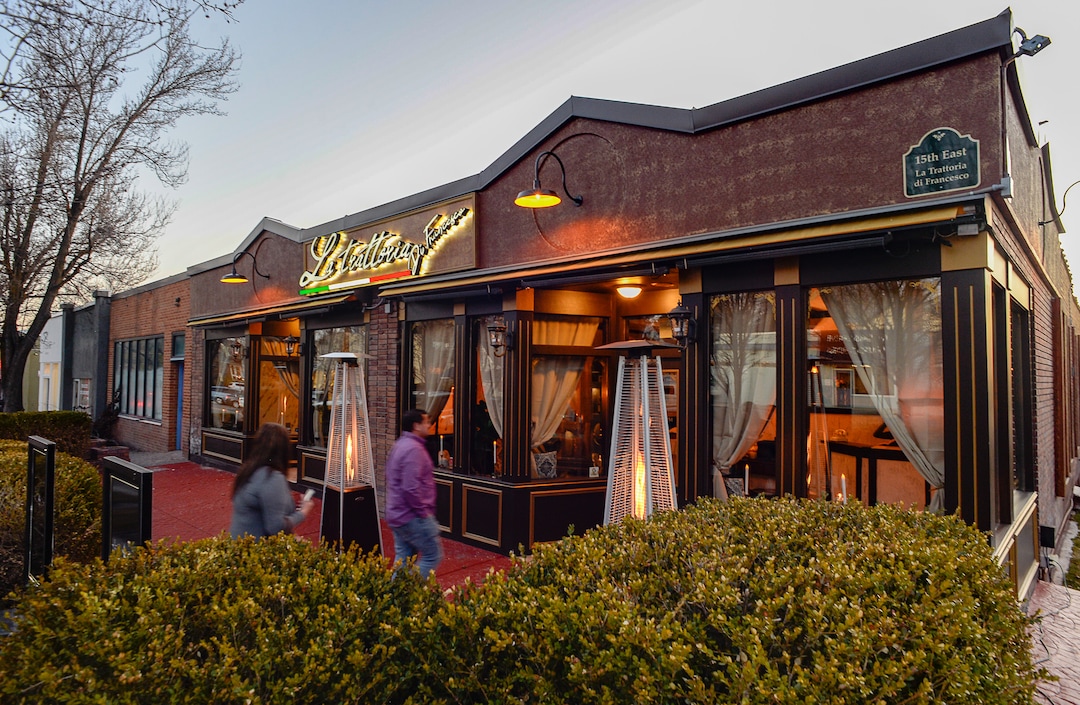 (Francisco Kjolseth  |  The Salt Lake Tribune) La Trattoria di Francesco — the newest Italian concept from the Sicilia Mia chain of restaurants — is located in Salt Lake City's 15th South and 15th East neighborhood.