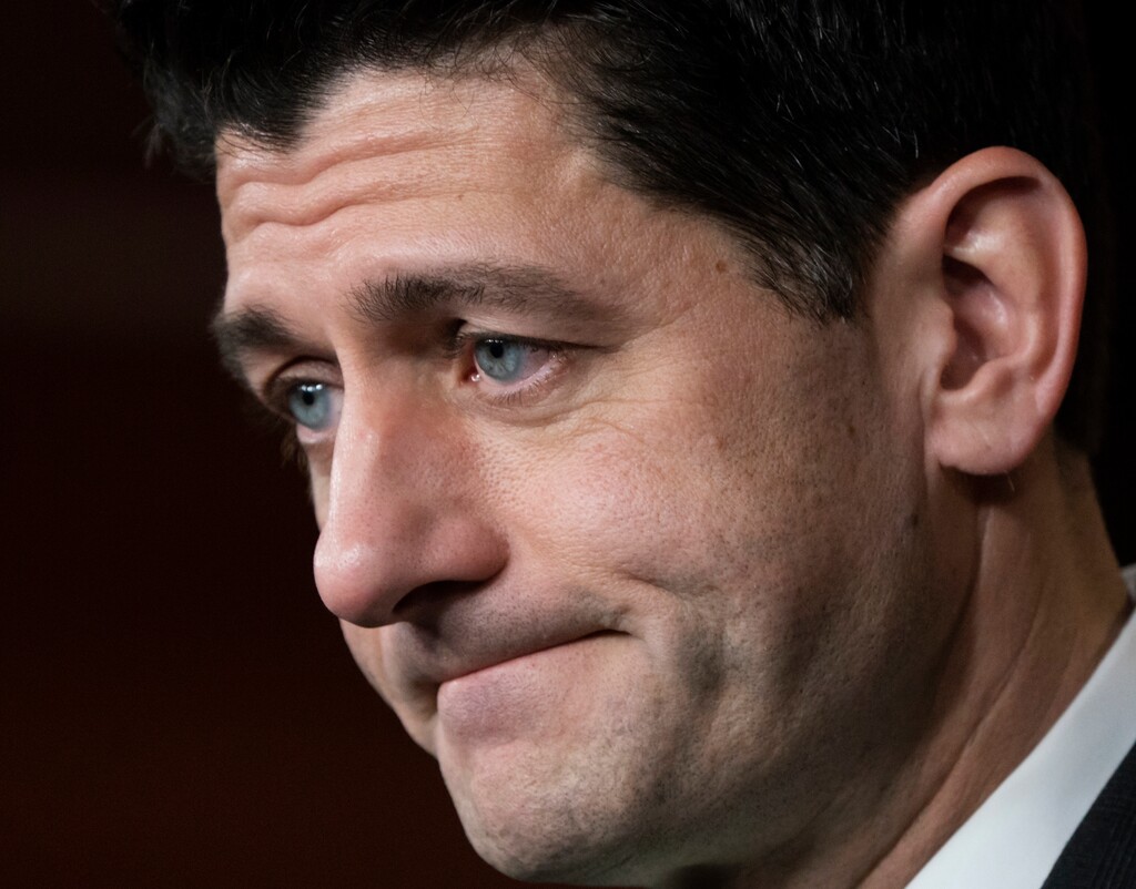 Speaker of the House Paul Ryan, R-Wis., talks to reporters about income tax filing and the passage of the Republican tax overhaul, on Capitol Hill in Washington, Tuesday, April 17, 2018. (AP Photo/J. Scott Applewhite)