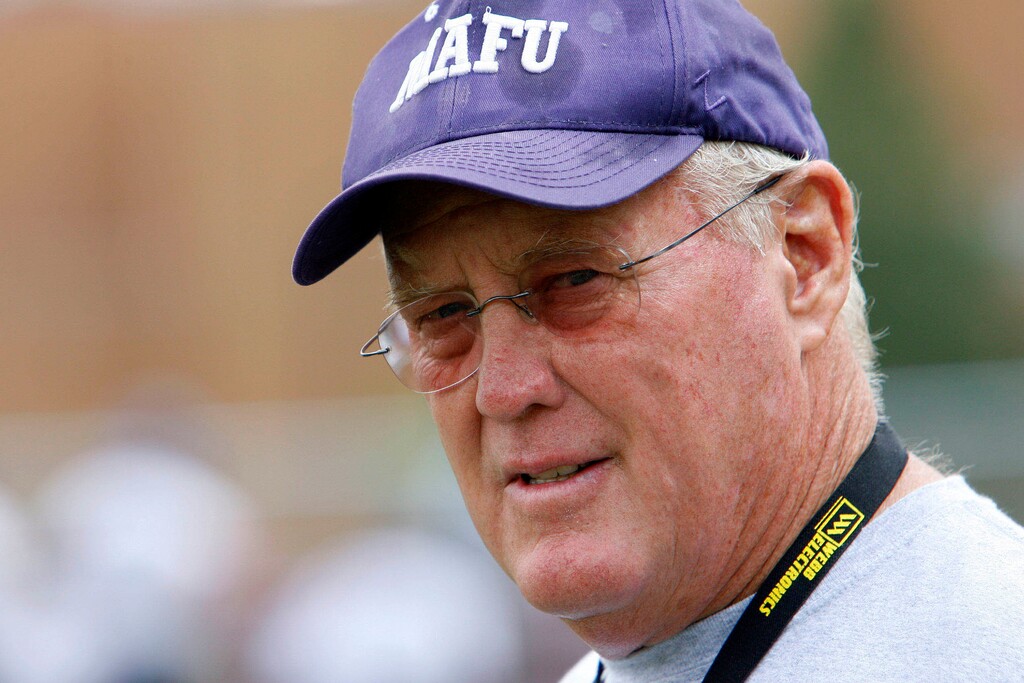 |  Tribune File PhotoWeber State University Head Football Coach Ron McBride watches over the team's practice on Friday August 3, 2007.