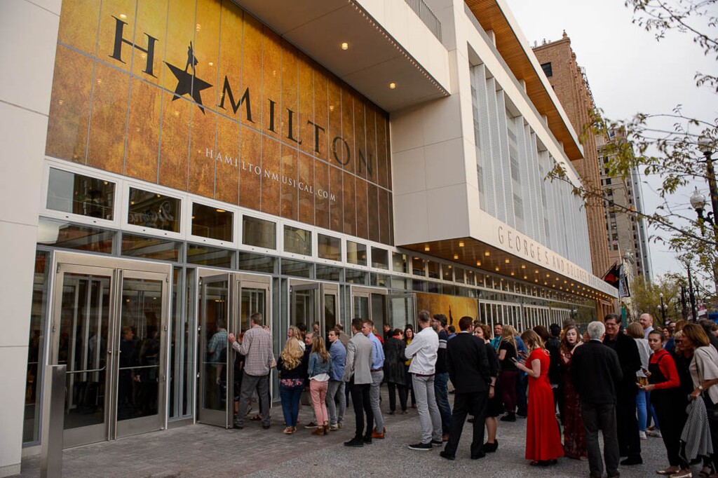 (Trent Nelson | The Salt Lake Tribune file photo) Opening night of the "Hamilton" run at the Eccles Theater in Salt Lake City, Wednesday April 11, 2018.
