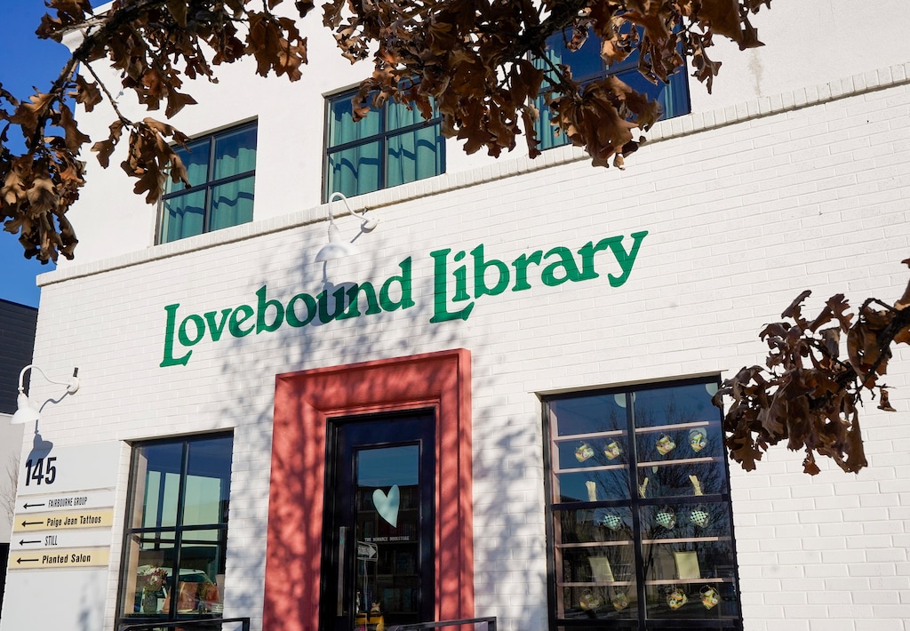 (Chris Samuels | The Salt Lake Tribune) Lovebound Library on 900 South in Salt Lake City, Tuesday, Jan. 30, 2024. Lovebound Library is planning to expand in early September.