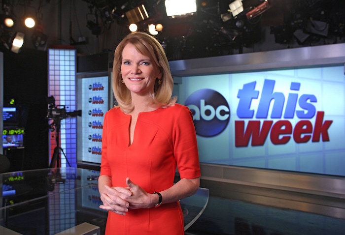 (Photo courtesy Martin H. Simon/ABC News) Chief global affairs correspondent Martha Raddatz is co-anchor of “This Week with George Stephanopoulos.”