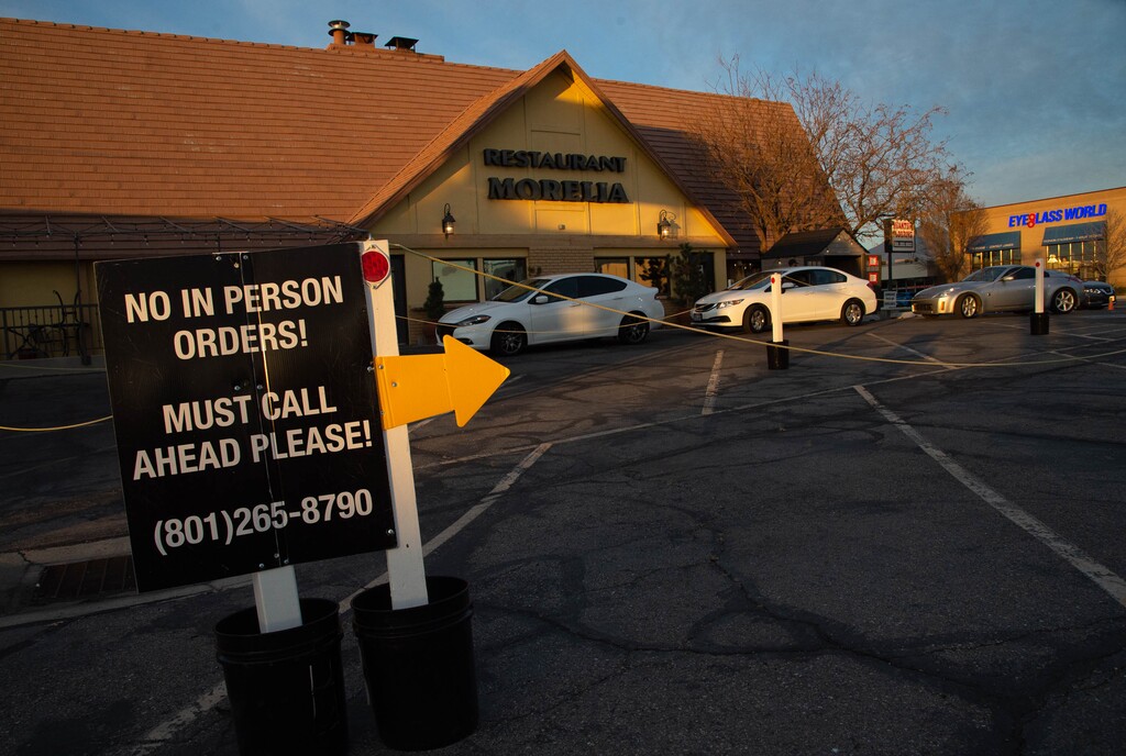 (Francisco Kjolseth | The Salt Lake Tribune) Restaurant Morelia, a family-run business that has been operating in Murray for 30 years, closed indoor seating in March and has been trying to stay open with just takeout. Things looked dire, so the family put out a plea for help on Facebook last week. Diners have really come through. Now there are lines of cars in the parking lot waiting to pick up orders.