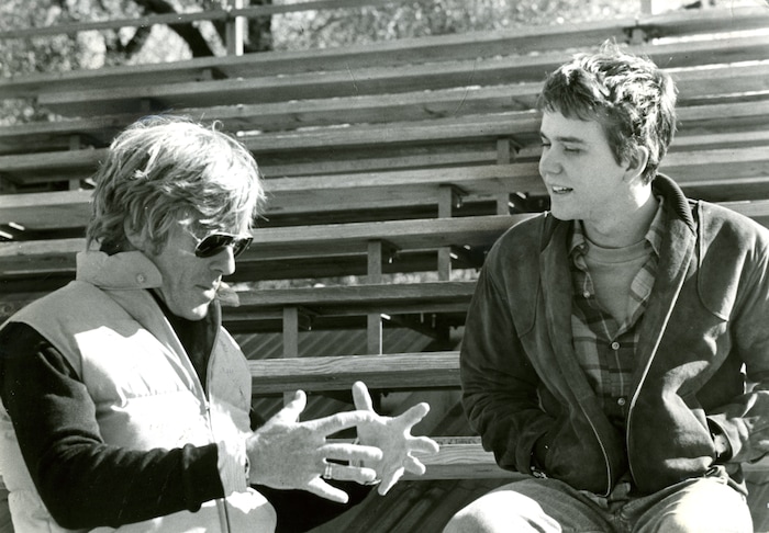 (Paramount Pictures) Robert Redford directing a scene for the 1980 movie "Ordinary People".