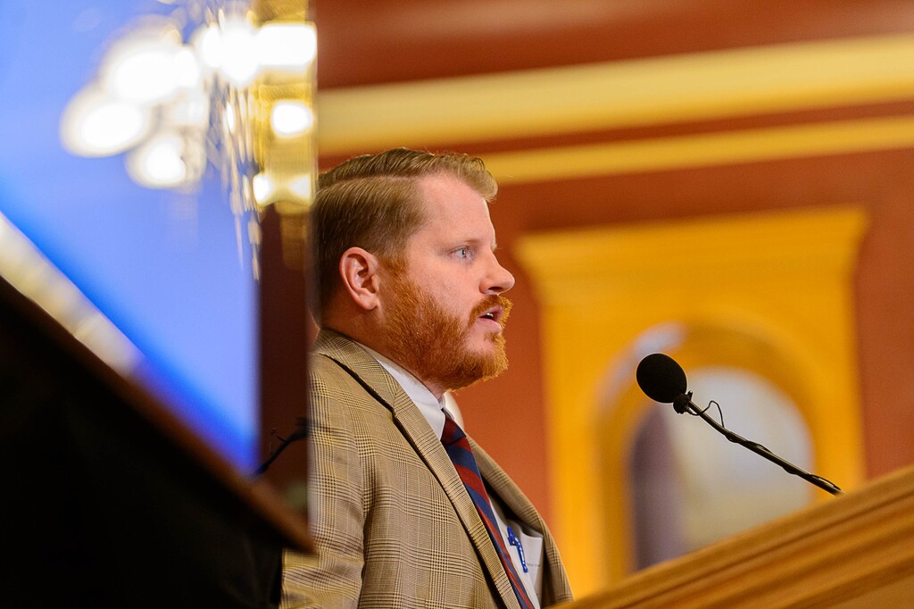 Trent Nelson  |  The Salt Lake TribuneSalt Lake City Council chairman James Rogers speaks at the announcement of sites of four planned homeless shelters, Tuesday December 13, 2016.