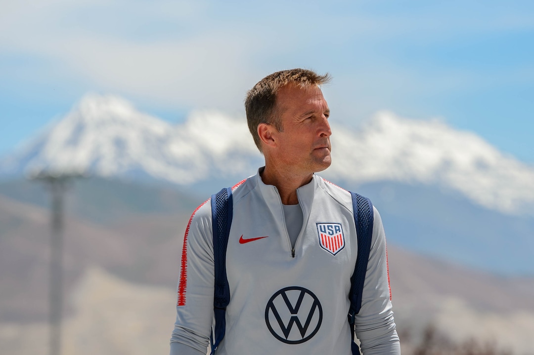 (Trent Nelson  |  The Salt Lake Tribune)Jason Kreis, former RSL coach, now head coach of the United States U-23 men's national soccer team, in Herriman at the Real Salt Lake Training Academy on Wednesday June 12, 2019.