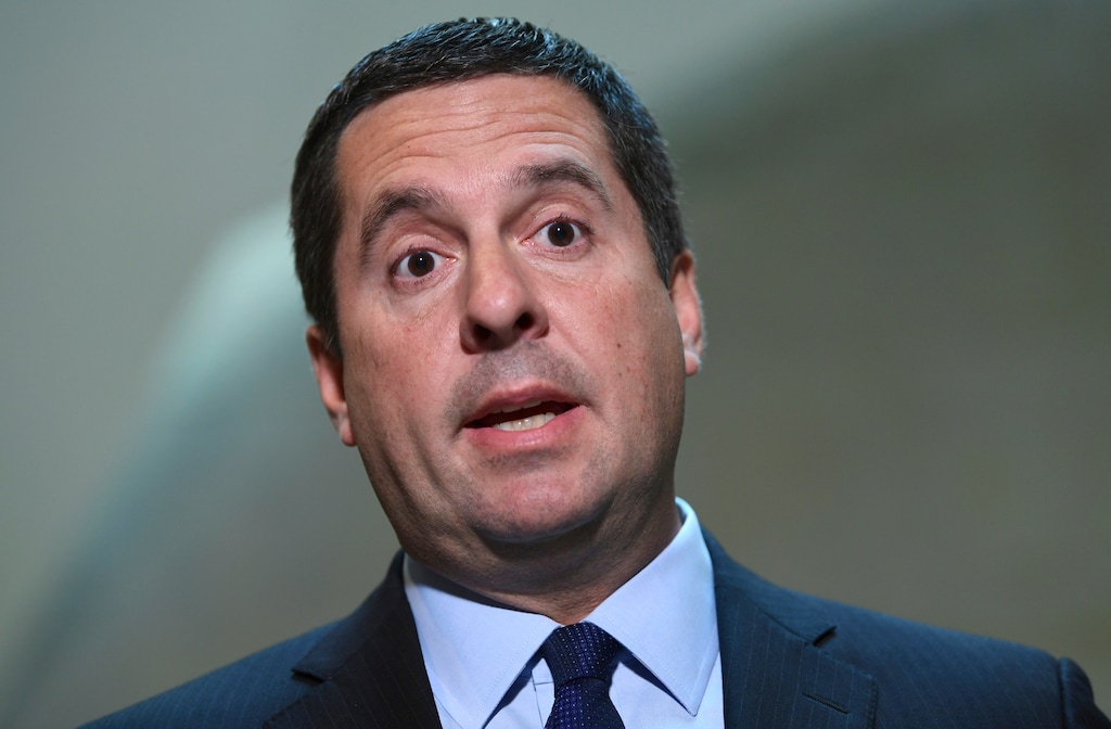 FILE - In this Oct. 24, 2017, file photo, House Intelligence Committee Chairman Rep. Devin Nunes, R-Calif., speaks on Capitol Hill in Washington. Republicans who spent the early months of 2017 working with Democrats on investigations into Russian interference in U.S. elections have pivoted as the new year begins, leaving the conclusions of those congressional probes in doubt. As special counsel Robert Mueller has ramped up his own Russian investigation and brought charges against four of President Donald Trump's campaign advisers, and as midterm elections loom, Republicans have changed focus in their own Russia probes. (AP Photo/Susan Walsh, File)