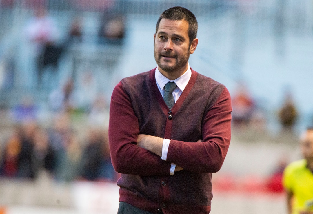 (Rick Egan  |  The Salt Lake Tribune).  Real Salt Lake head coach Mike Petke walks the sidelines during MLS soccer action between Real Salt Lake and Atlanta United at Rio Tinto Stadium in Sandy, Friday, May 24, 2019.