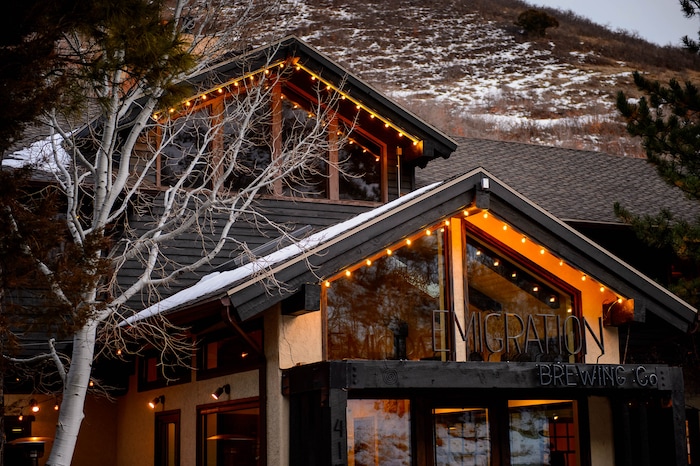 (Trent Nelson  |  The Salt Lake Tribune)Emigration Brewing, a new pizza and small plates restaurant in Salt Lake City's Emigration Canyon, on Tuesday Dec. 10, 2019.