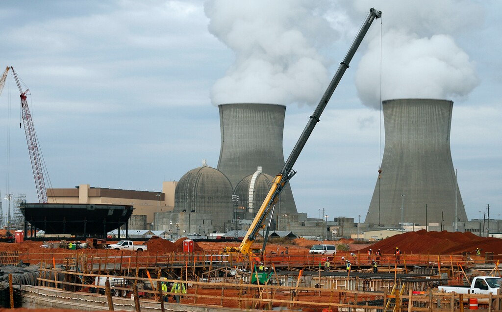 The Plant Vogtle nuclear power plant is Augusta, Ga., is shown in 2012. (AP Photo/John Bazemore, File)