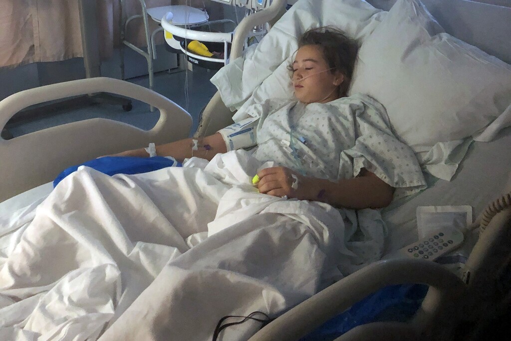 (Photo courtesy of Primary Children's Hospital) Madilyn Dayton stayed at Primary Children's Hospital after developing a condition called multisystem inflammatory syndrome in children. The illness appears in some children after they have had COVID-19.