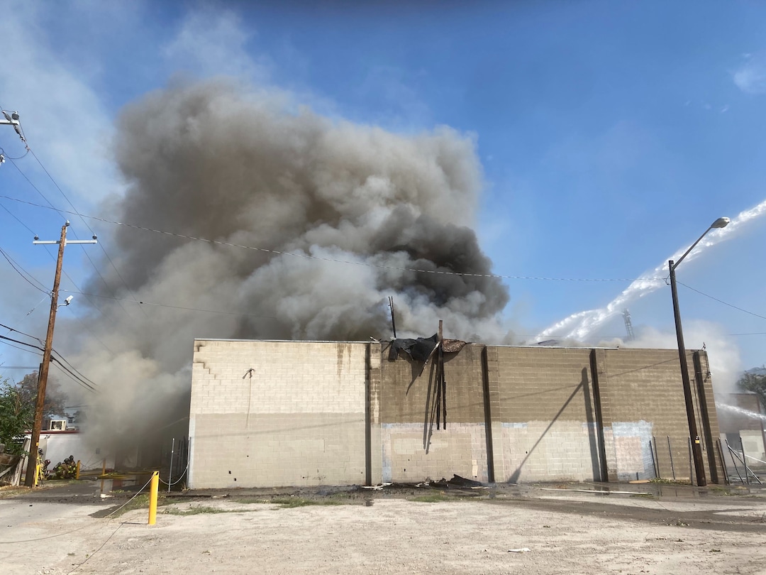 (Trent Nelson | The Salt Lake Tribune) A fire burns at 900 South and 200 West in Salt Lake City, Wednesday, Sept. 9, 2020.