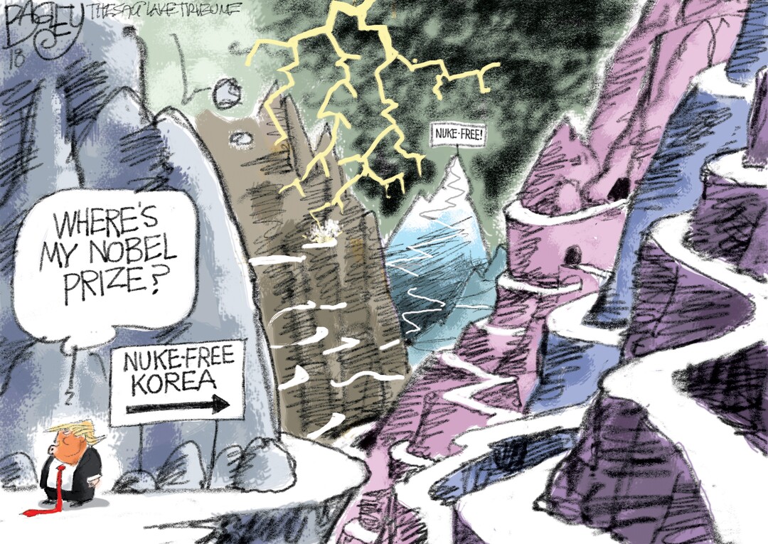 (Pat Bagley | The Salt Lake Tribune) This Pat Bagley cartoon appears in the Sunday, April 29, 2018, Salt Lake Tribune.