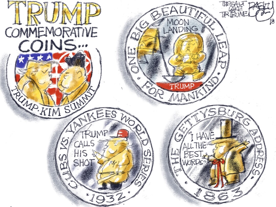 This Pat Bagley cartoon appears in The Salt Lake Tribune on Friday, May 25, 2018.