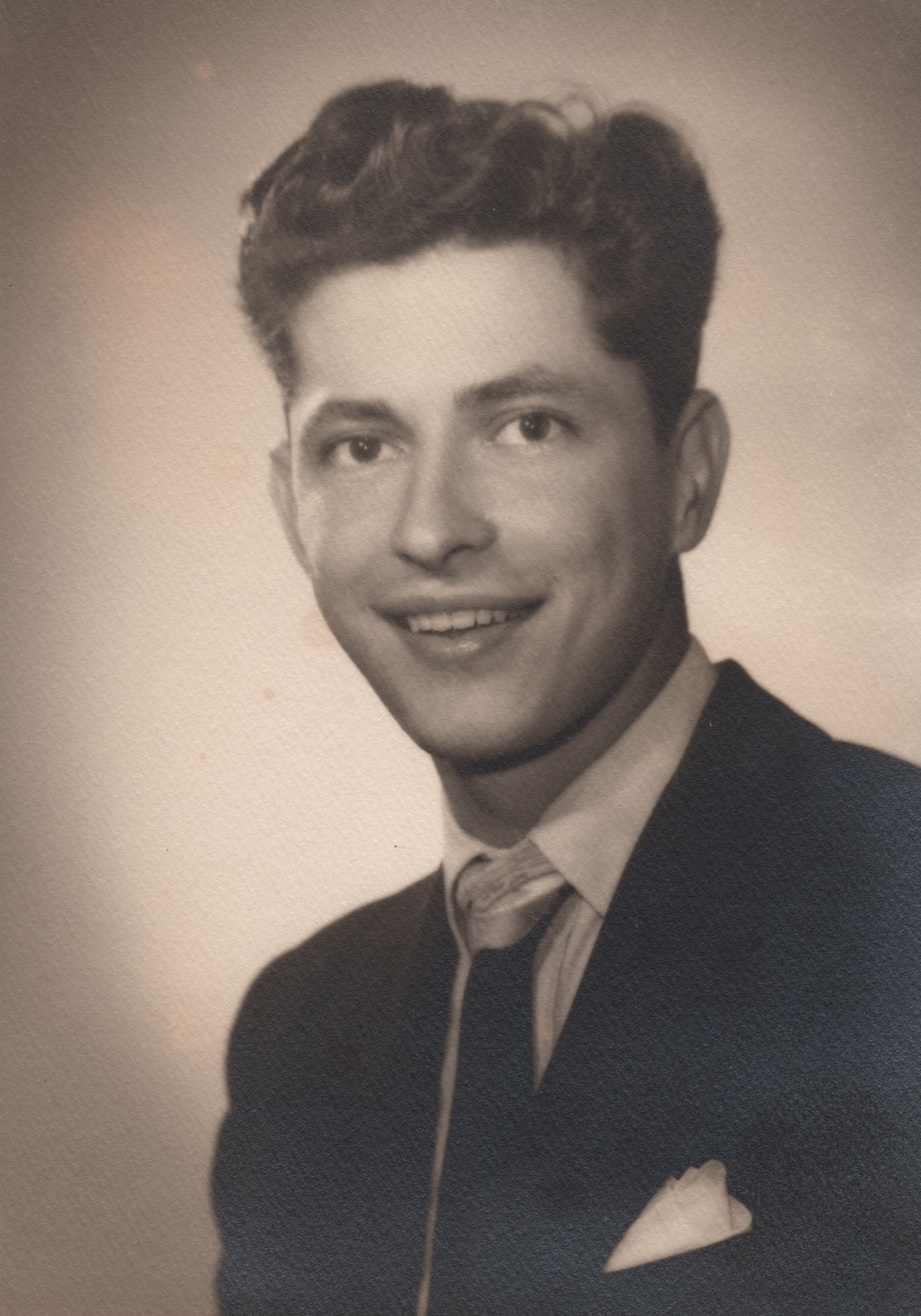 (Photo courtesy of Intellectual Reserve) Elder Robert D. Hales in high school in 1950.