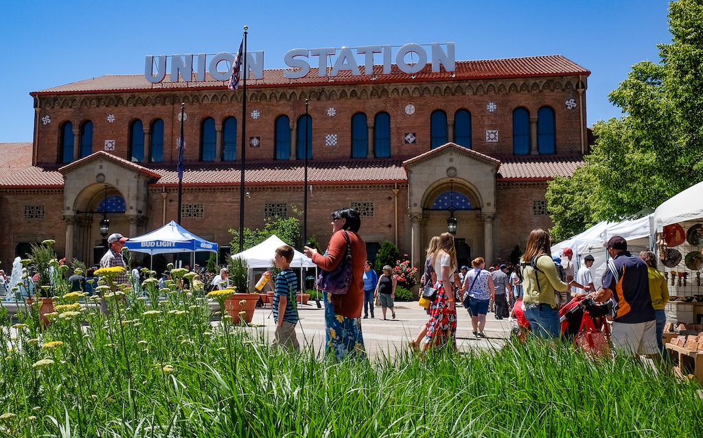 (Francisco Kjolseth  |  The Salt Lake Tribune)  The Ogden Arts Festival at to the historic Union Station, June of 2019.
